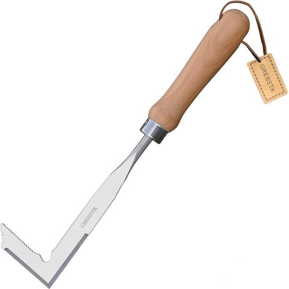 Stainless Steel Crevice Weeder Tool 13in Beech Handle